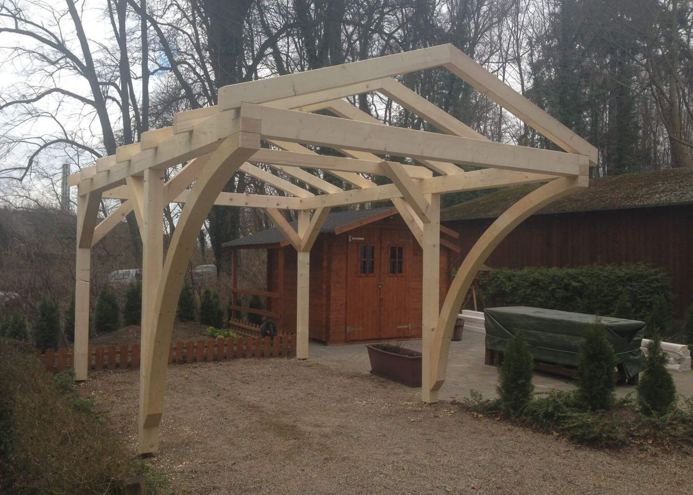 Holzcarport