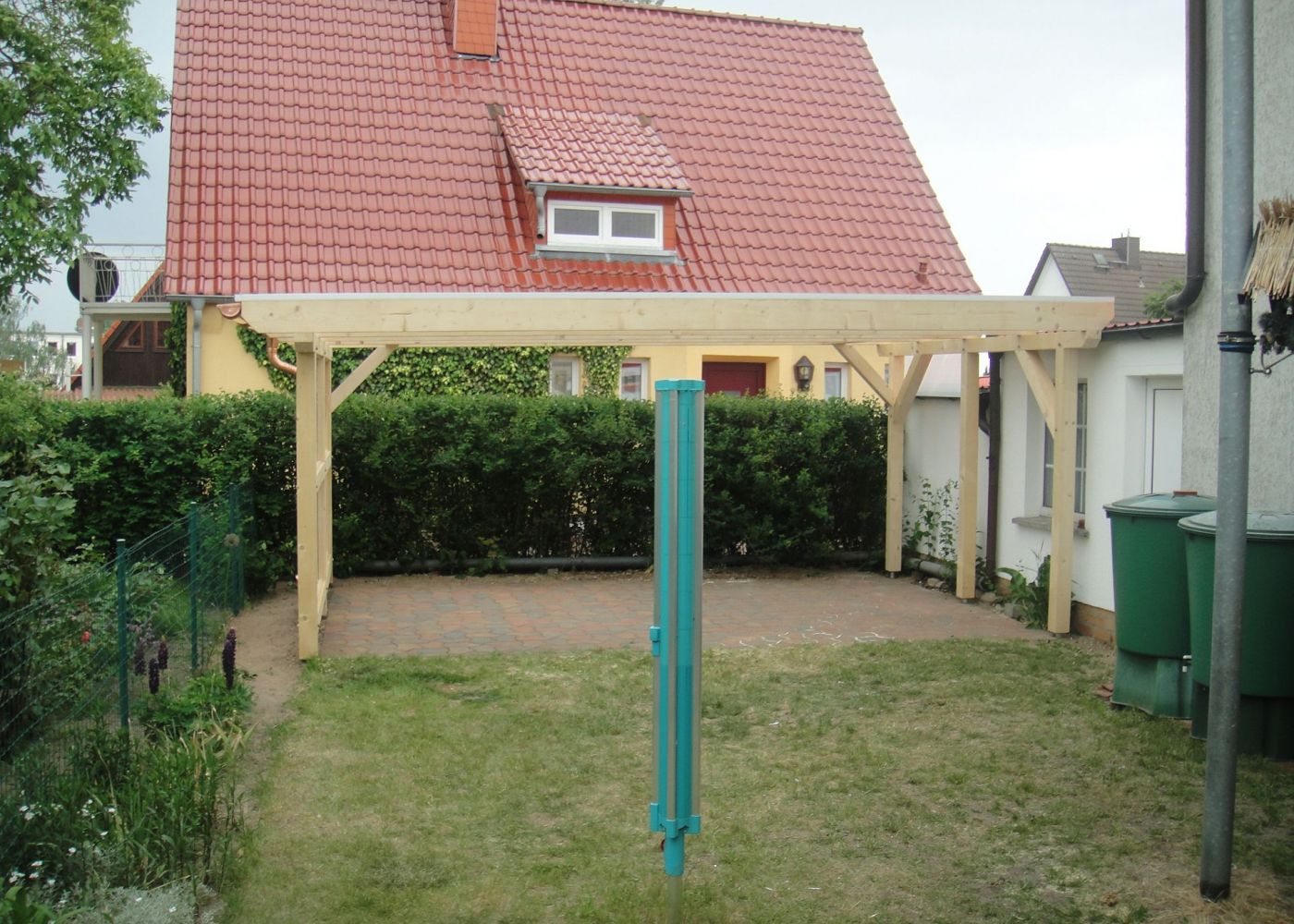 Überdachung im Garten